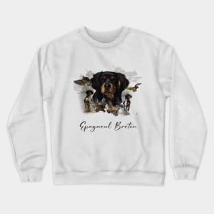 The Brittany,  Bird hunting Crewneck Sweatshirt